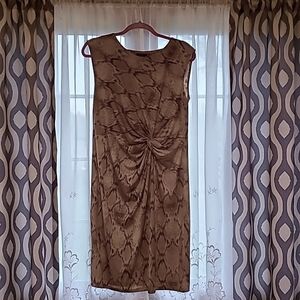 Apt 9 size L, Poly/ Spandex Snake skin design dress